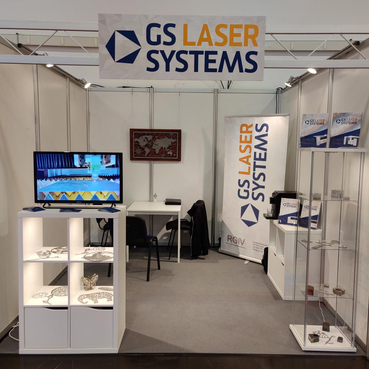 GS Laser Systems Stand auf der Cutting World